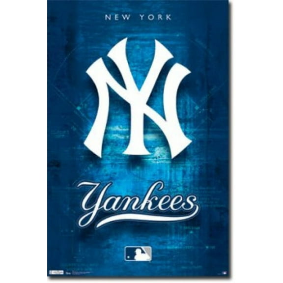 New York Yankees Logo Laminated Poster (24 X 36)