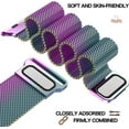 thumbnail image 4 of Goodwill for Apple Watch Band Series SE 7 6 5 4 3 2 1 38mm 40mm 41mm 42mm 44mm 45mm Women and Men, Stainless Steel Mesh Loop Magnetic Clasp Replacement for iWatch Band, 4 of 7