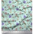 thumbnail image 1 of Soimoi Satin Silk Fabric Buttons,Sheep & Owl Kids Fabric Prints By Yard 42 Inch Wide, 1 of 1