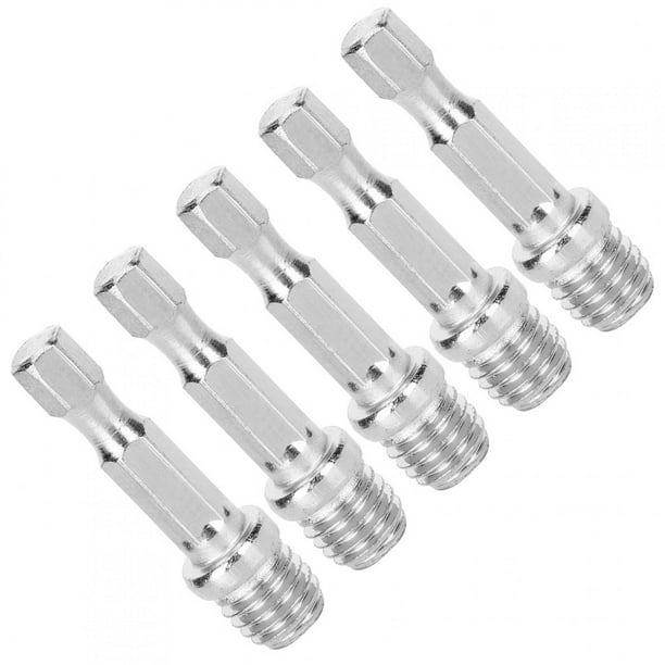Taladro de Conexión de Biela, Adaptador de Varilla de Hierro, 5 Piezas de Taladros Eléctricos Brocas de Taladro Housas para Pulir Almohadillas de Pulido Mácinas de Corte Discos