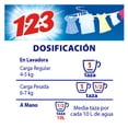 thumbnail image 3 of Detergente en polvo 123 Fresca Blancura 1.2Kg, 3 of 5