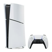 PlayStation 5 Slim Digital 2TB SSD Edition Bundle with Two Controllers White and Galactic Purple Dualsense and Mytrix Controller Case - Slim PS5 2TB PCIe SSD Gaming Console JP Version Region Free