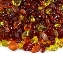 Fall Bouquet Blended Fire Pit Glass Dots | 3/8", 10 lbs