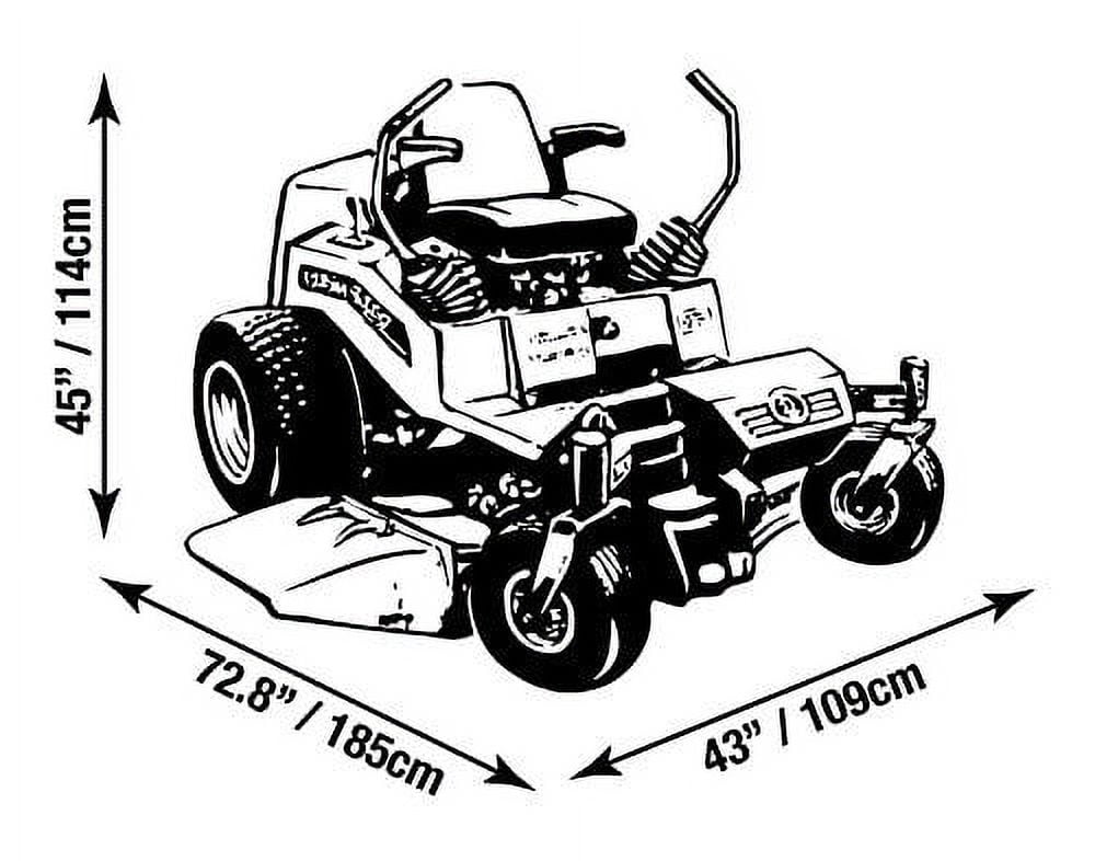 Raider SX Zero Turn Lawn Tractor Cover Universal - Black