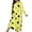 Yellow, variant on Womens Plus Size Long Nightgown Trendy Love Heart Print Long Sleeve House Dress Cute Sleepwear