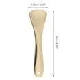 thumbnail image 4 of Unique Bargains 2 Pcs Mini Makeup Cosmetic Spoon Hangable Fan Shape Facial Mask Spatula Gold Tone, 4 of 6