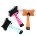 thumbnail image 2 of Peine para el pelo de mascotas Greeniant Type6 NO6 Azul rosa Naranja, 2 of 6