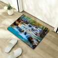 thumbnail image 5 of Shiartex Indoor/Outdoor Waterfall Forest Rocks Floor Mat for Home Entrance - Stylish and Super Absorbent 24x16in, 5 of 5