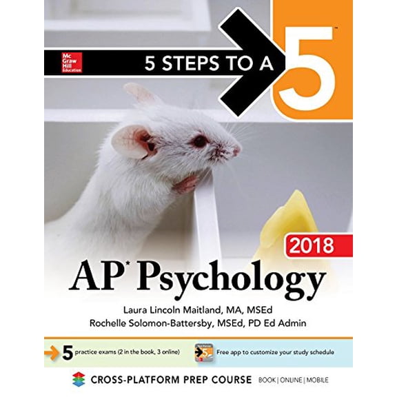 Pre-Owned 5 Steps to A 5 AP Psychology 2018 (McGraw-Hill 5 Steps to A 5) (Paperback) 125986328X 9781259863288