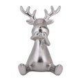 thumbnail image 1 of Estatua de ciervo Zulema Estatua Moderna Animal Oro, 1 of 5