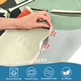 thumbnail image 4 of Yayeee Kitchen Valance Rod Pocket 54" x 18" Living Room Window Curtain, Red Glasses, 4 of 6
