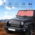 thumbnail image 5 of Kdxio Strawberry And Flowers Print Front Windshield Sun Shade,Folding Auto Sunshade for Car Truck SUV-Medium, 5 of 7