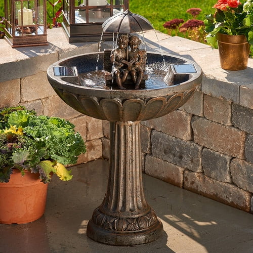 Smart Solar Story Time Solar Fountain by Smart Living Home & Garden