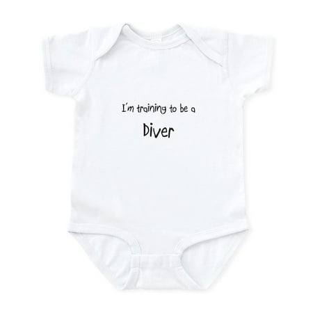 

CafePress - I m Training To Be A Diver Infant Bodysuit - Baby Light Bodysuit Size Newborn - 24 Months