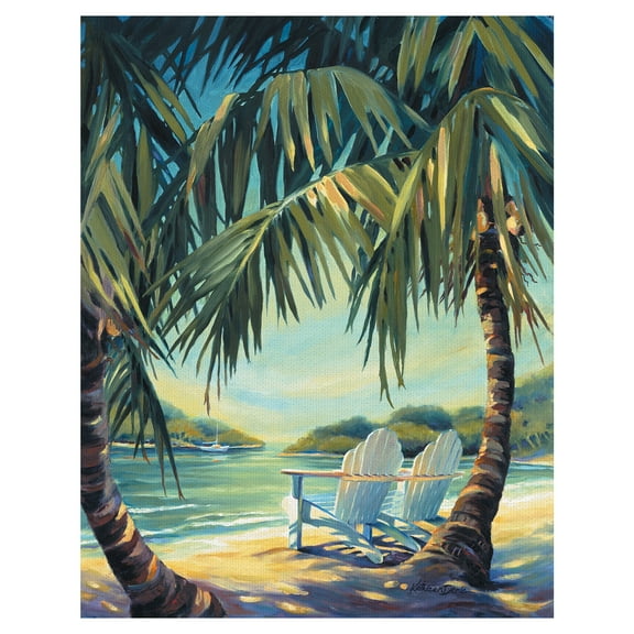 Masterpiece Art Gallery Hideout II Ocean By Kathleen Denis Canvas Art Print 22" x 28"