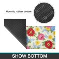 thumbnail image 6 of Pioneer Flower Floral Print Pattern Kitchen Rugs Sets Of 2, Anti Fatigue Non Slip Washable Floor Mats for Kitchen Sink Laundry, 17X30 Inch + 17X47 Inch, 6 of 6
