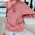 thumbnail image 4 of Women's Lightweight Hooded Jacket Casual Soft Outerwear with Zippered Pockets for Spring Autumn Seasons, 4 of 6