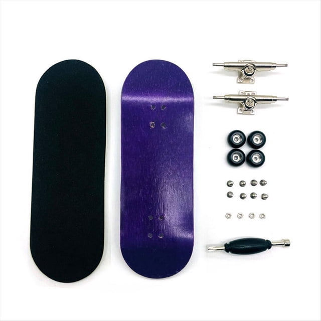Patineta de Dedo 32 mm Profesional con Punta Arce Mini Doble Balancín Púrpura