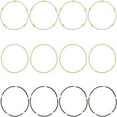 thumbnail image 1 of EIGTHTAIL 48 Loops 4 Colors Spring Jewelry Wire 2-1/4 inch Stackable Guitar String Bracelets Steel Memory Wire for Summer Jewelry Supplies Art Creation DIY Crafts Black Platinum Silver Go, 1 of 9