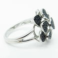 thumbnail image 2 of Silver & Stone Jewels 2.0Ct Round Cut Black CZ Women Wedding Ring 14k White Gold Finish, 2 of 5