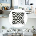 thumbnail image 5 of Grey Boho Pillow Covers , Gray Bohemian Geometric Pattern Modern Abstract Decorative Throw Pillow Cases Cushion Covers Summer Decoration Gift Farmhouse Sofa Couch Bed Decor, 5 of 7