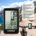 thumbnail image 4 of Lixada USB Rechargeable Wireless Bike Cycling Computer Bicycle Speedometer Odometer, 4 of 6