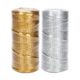 thumbnail image 3 of Golden Hollow Tag Rope, 1 Roll 1.5mm, For DIY Crafts And Dreamcatcher, 3 of 8