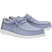 HEYDUDE Men Wally Mesh Lace-Up Moccasins Grey, 11