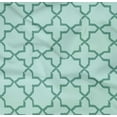 thumbnail image 4 of oneOone Tissu Popeline de Coton Biologique Sergé Imprimé Bloc Quatrefoil Largeur 42 Pouces, 4 of 4