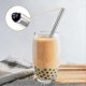 thumbnail image 3 of 6pcs Bubble Tea Straws Stainless Steel Drinking Straws Metal Straw Colorful - 12 Wide Straws For Boba Beads, 3 of 4