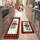 thumbnail image 1 of 2 Alfombras y Tapetes Navideños para Cocina, Antideslizantes, para Decoración Navideña (40,6 X 60,9 Cm + 40,6 X 122,9 Cm), 1 of 6