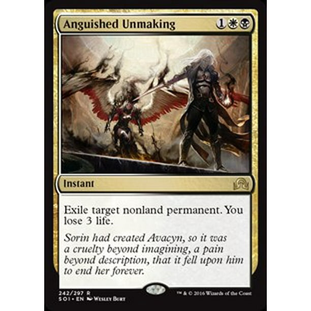 Mtg Shadows Over Innistrad Anguished Unmaking Foil Walmart Com