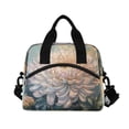 thumbnail image 2 of Lunch Bag Portable Crossbody Meal Bag Cooler Bag Insulated Lunch Bag Food Bag Handheld & Crossbody Design Super Cute Chrysanthemum, 2 of 6