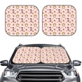 thumbnail image 2 of Salouo Halloween Gnomes Pattern Car Windshield Sun Shade Foldable | Front Windshield Shade for Sun, Heat and UV Rays | Interior Sun Protection-Small, 2 of 6