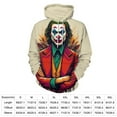 thumbnail image 5 of Joker Hoodies for Men Women, Unisex Hooded Sweatshirt, Oversized Pullover with 3D Print, Casual Loose Fit Hoodie, S-6XL, 5 of 8