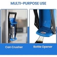 thumbnail image 5 of Can Crusher Heavy Duty Soda Beer Cans Tin Presser Wall Mounted Recycling Tool And Bottle Opener Crush 500ml 16 Oz Plastic And Aluminium Can Crusher Ho, 5 of 5