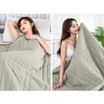 thumbnail image 5 of Summer Cooling Quilt for Hot Sleepers, Double-Sided Cold Effect Blanket for Night Sweats, Lightweight & Breathable Comforter for All Seasons – 55.12x78.74in, Gray, 5 of 8