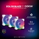 thumbnail image 3 of Kit de 3 Ventiladores Gamer Balam Rush EOLOX BLAZE EX50KW 120mm ARGB Blanco, 3 of 6