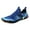 Blue, variant on Aayomet Men's Casual Sneakers Summer Water Shoes Men Shoes Hiking Swimming River Tracing Shoes Breathable Non Slip,Orange 8.5