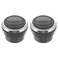 thumbnail image 6 of SASABAXI Round Air Vent Black ABS 2Pcs 3.4X3.4X2.2in, 6 of 8