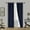 NAVY BLUE, variant on 2 PANELS SILK BLACKOUT THERMAL GROMMET FOAM LINED WINDOW CURTAIN DRAPE BLA#