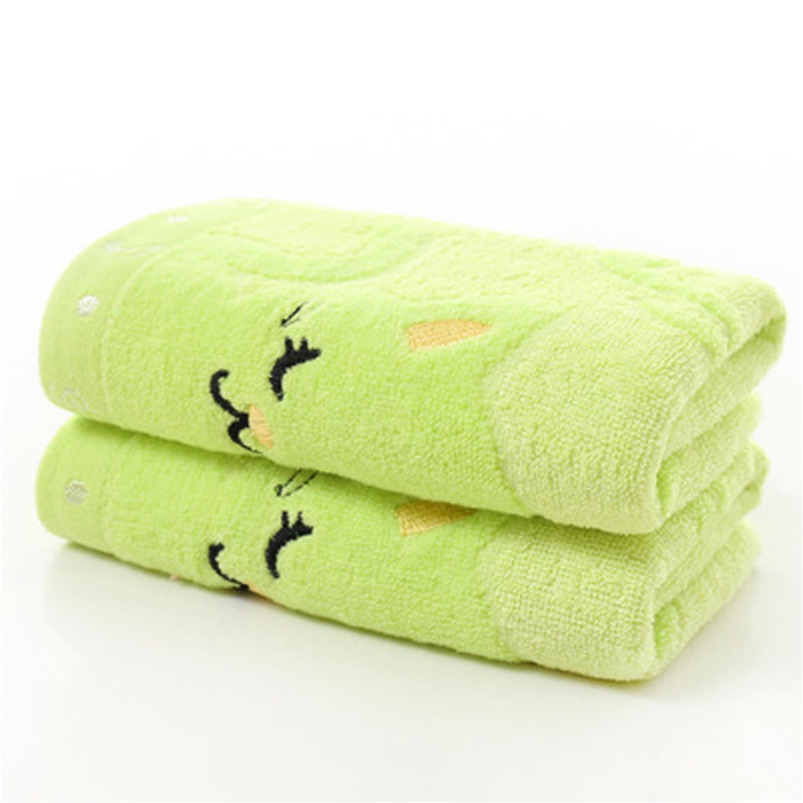 Ovzne Cotton Wash Cloths Absorbent Bath Washcloths for Body and Face