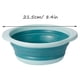 thumbnail image 2 of Bandeja de lavado plegable de plástico azul claro - Bandeja de plástico, Bandeja de lavado portátil para viajes, Bandeja de lavado portátil para el hogar, Bandeja de lavado para lavandería, 2 of 2