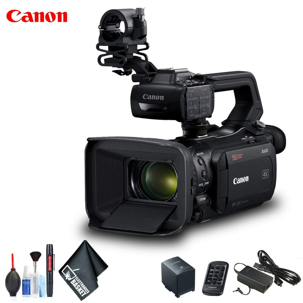 Canon XA40 Professional UHD 4K Camcorder Basic Bundle