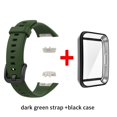 thumbnail image 1 of Correa de silicona para Huawei Band 6, correa de reloj de repuesto para Honor Band 6, correa con TPU, funda protectora de pantalla completa, pulsera Tan Jianjun unisex, 1 of 2