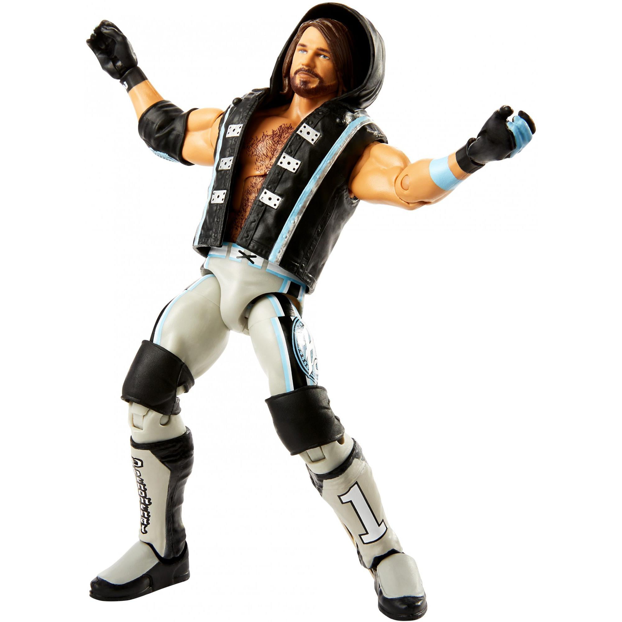 WWE AJ STYLES ELITE SERIES 56 WRESTLING ACTION FIGURE ACCESSORIES GLOVES WWF TNA 