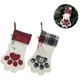 thumbnail image 2 of 2 Piezas Calcetines Navideños Para Mascotas 45 X 20 Cm De Tamaño Calcetines Navideños Con Patas De Perro Calcetines Navideños Para Mascotas Regalos Para Niños - Rojo Azul, 2 of 3