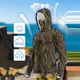 thumbnail image 4 of Qgtaibl Men's Camouflage Hoodies UV Sun Protection S Long Sleeve Performance Gym Shirts Lightweight Running Jogging Workout Tops (001 Camouflage), 4 of 9