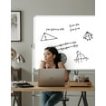 thumbnail image 4 of TOWON Double-Sided Mobile Whiteboard - 72"x40" Extra Large Height Adjustable Magnetic Dry Erase Board on Wheels, 360° Rolling Office White Board Pizarra - Sliver, 4 of 11