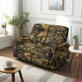 thumbnail image 4 of Xixirimido Loveseat Recliner Cover 6-Pieces Stretch Recliner Sofa Covers Reclining Couch Slipcover Washable Furniture Protector for Pets(2Seater), Retro Forest Tree Camo, 4 of 8